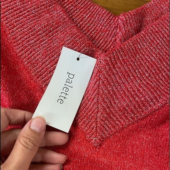 Palette V Neck Sweater - Picture 2 of 6